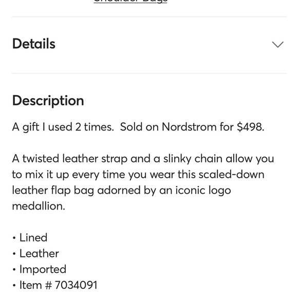 NWOT Tory Burch Small Miller Black/gold leather shoulder bag - Picture 9 of 9